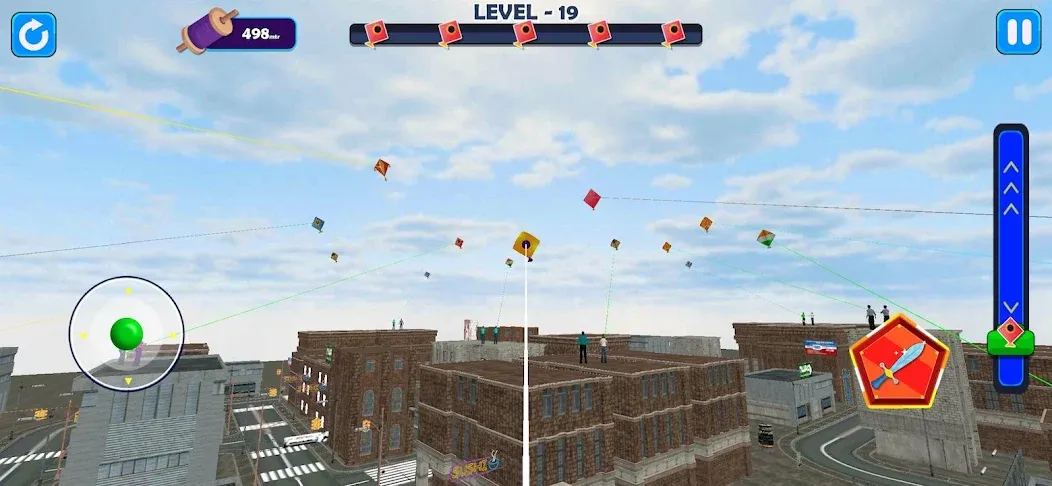 Indian Kite Flying 3D (Индийский воздушный змей 3Д) [МОД: Меню, Бесконечные монеты и Открытые уровни] Screenshot 5