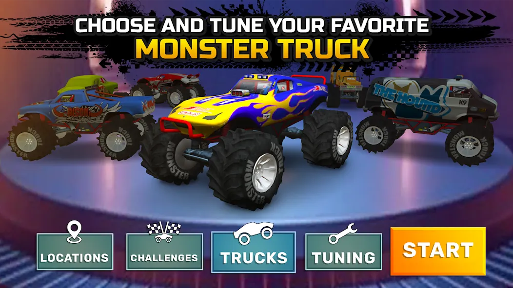 Monster truck: Extreme racing [MOD: Бесконечные деньги] - Скриншот 5
