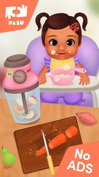 Baby care game & Dress up [МОД: Много денег, Монет и Все открыто] Screenshot 2