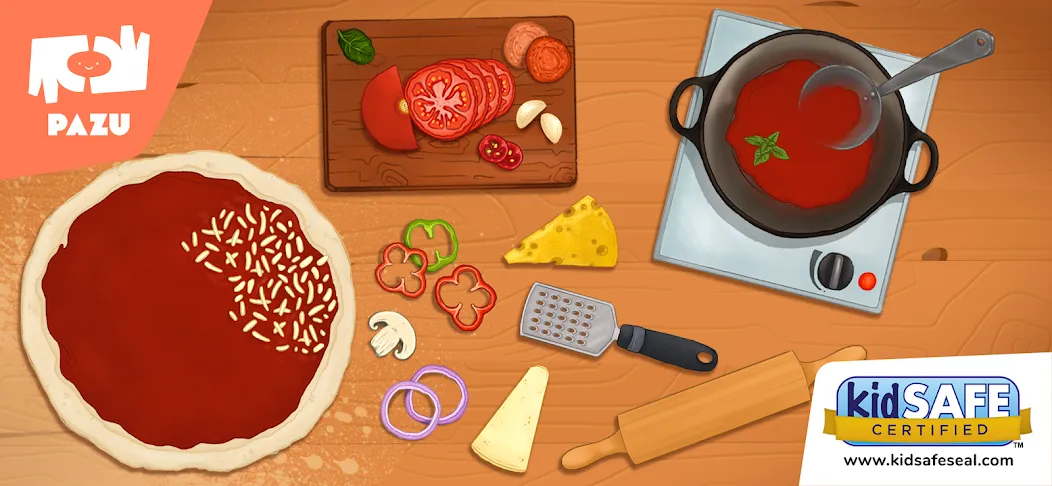Pizza maker cooking games [МОД: Бесконечные деньги, Монеты и Мега MOD] Screenshot 1