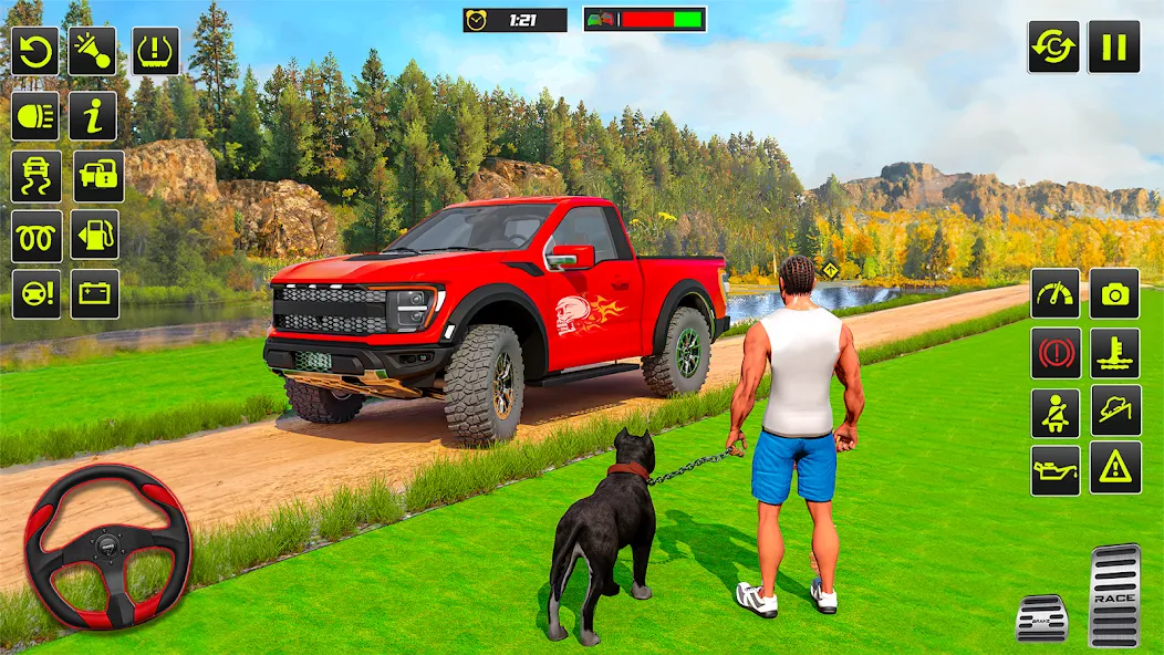 Offroad 4x4 Jeep Driving Game [МОД: Бесконечные деньги, Монеты и Мега MOD] Screenshot 1