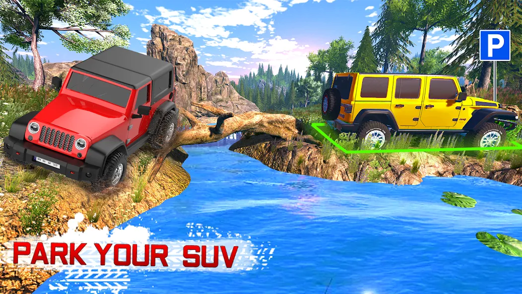 Offroad 4x4 Jeep Driving Game [МОД: Бесконечные деньги, Монеты и Мега MOD] Screenshot 4
