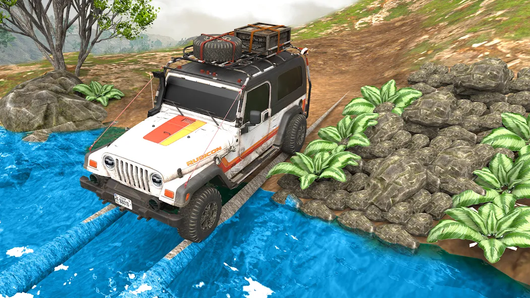 Offroad 4x4 Jeep Driving Game [МОД: Бесконечные деньги, Монеты и Мега MOD] Screenshot 5