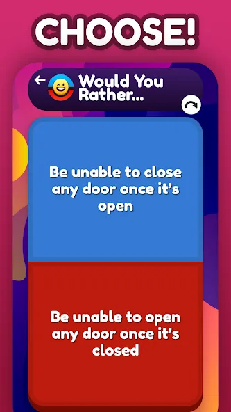 Would You Rather ? [МОД: Много монет, Открытые уровни и Мега MOD] Screenshot 1
