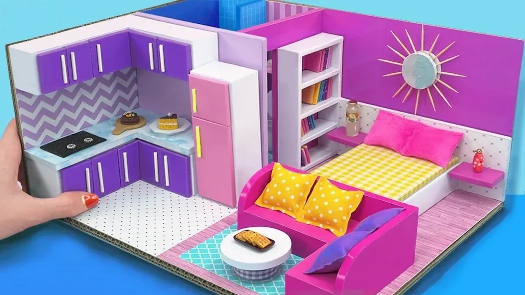 Girl Doll House Design Games (Дизайнерские игры для девочек Домик для кукол) [МОД: Меню, Бесконечные монеты и Открытые уровни] Screenshot 5