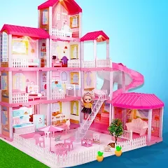 Скачать Girl Doll House Design Games (Дизайнерские игры для девочек Домик для кукол) [МОД: Меню, Бесконечные монеты и Открытые уровни] | Взлом Girl Doll House Design Games на Андроид