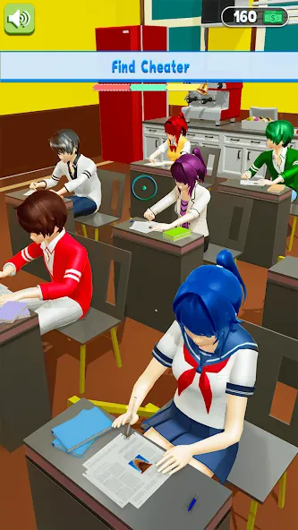 Anime School Teacher Simulator [МОД: Много денег, Монет и Все открыто] Screenshot 4