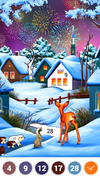 Art Coloring - Color by Number [МОД: Много монет, Открытые уровни и Мега MOD] Screenshot 2