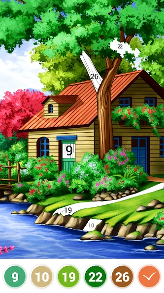 Art Coloring - Color by Number [МОД: Много монет, Открытые уровни и Мега MOD] Screenshot 3