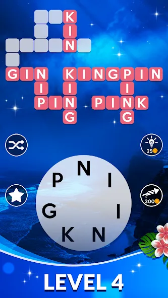 Wordscapes (Вордскейпс) [MOD: Все разблокировано] - Скриншот 4