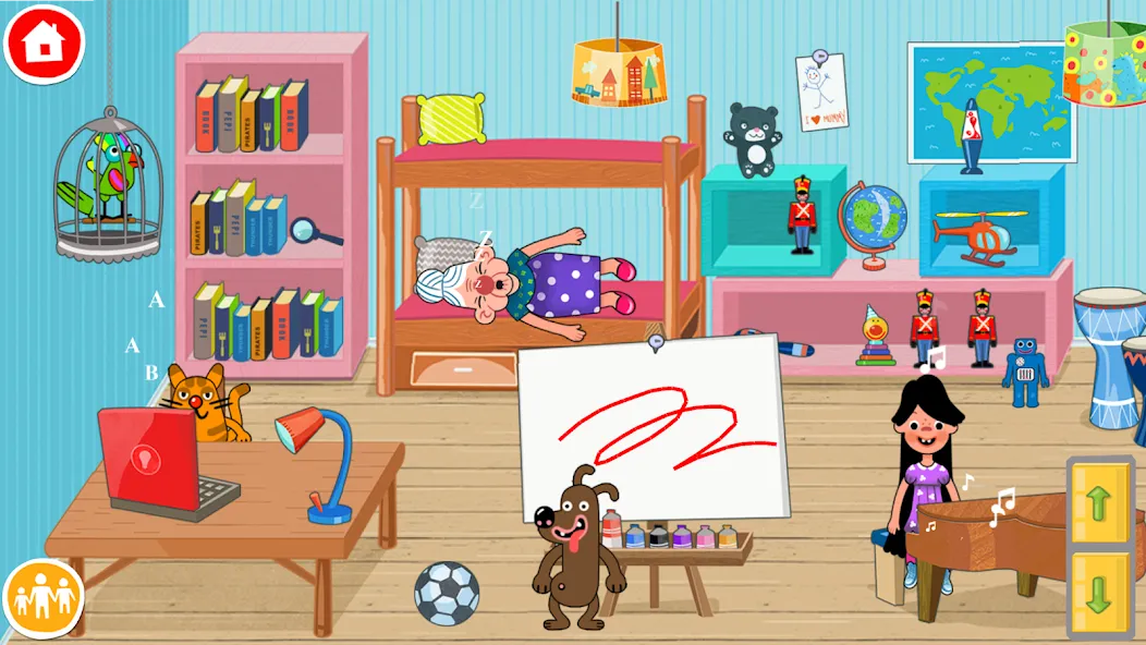 Pepi House: Happy Family (Пепи Хаус) [МОД: Деньги, Монеты и Меню MOD] Screenshot 4