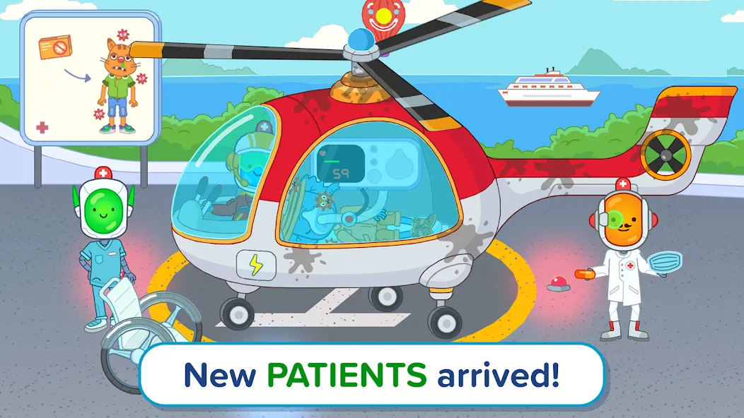 Pepi Hospital 2: Flu Clinic (Пепи Хоспитал 2) [МОД: Много денег, Монет и Все открыто] Screenshot 3