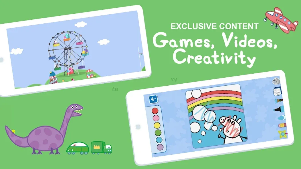 World of Peppa Pig: Kids Games (Мир свинки Пеппы) [МОД: Много денег, Монет и Все открыто] Screenshot 1