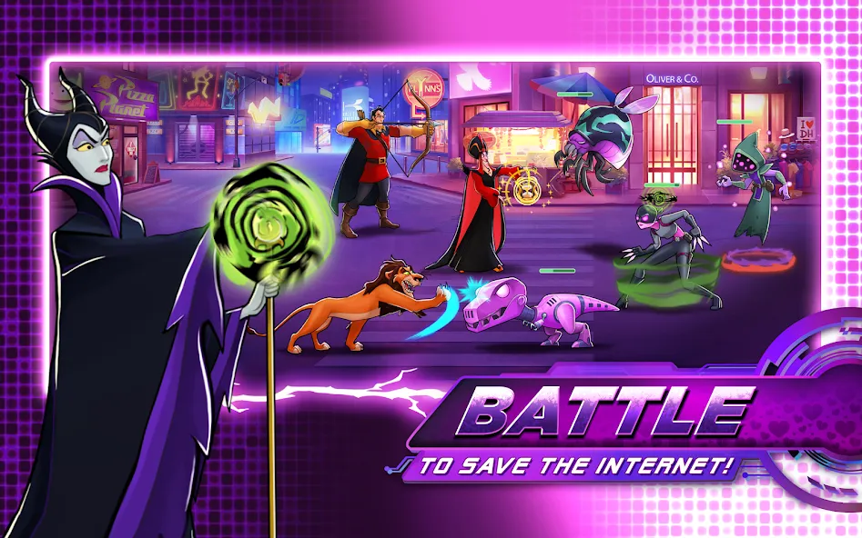 Disney Heroes: Battle Mode (Дисней Хироус) [МОД: Много монет, Открытые уровни и Мега MOD] Screenshot 1
