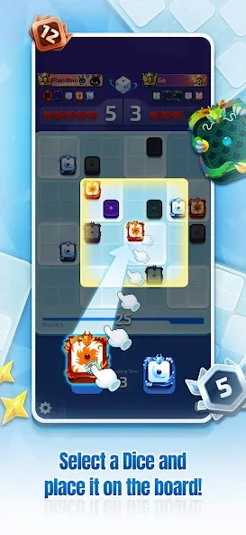 Random Dice: GO (Рэндом Дайс) [МОД: Меню, Бесконечные монеты и Открытые уровни] Screenshot 1