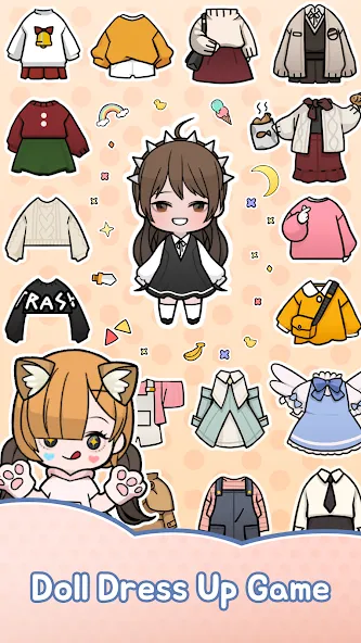 Unnie doll (Юнни кукла) [МОД: Меню, Бесконечные монеты и Открытые уровни] Screenshot 1