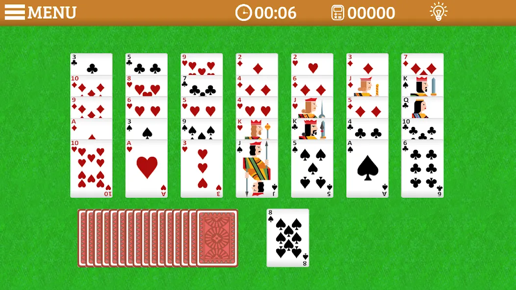 Golf Solitaire Multi CardsGame (Гольф Солитер Мульти КардсГейм) [МОД: Много монет, Открытые уровни и Мега MOD] Screenshot 2