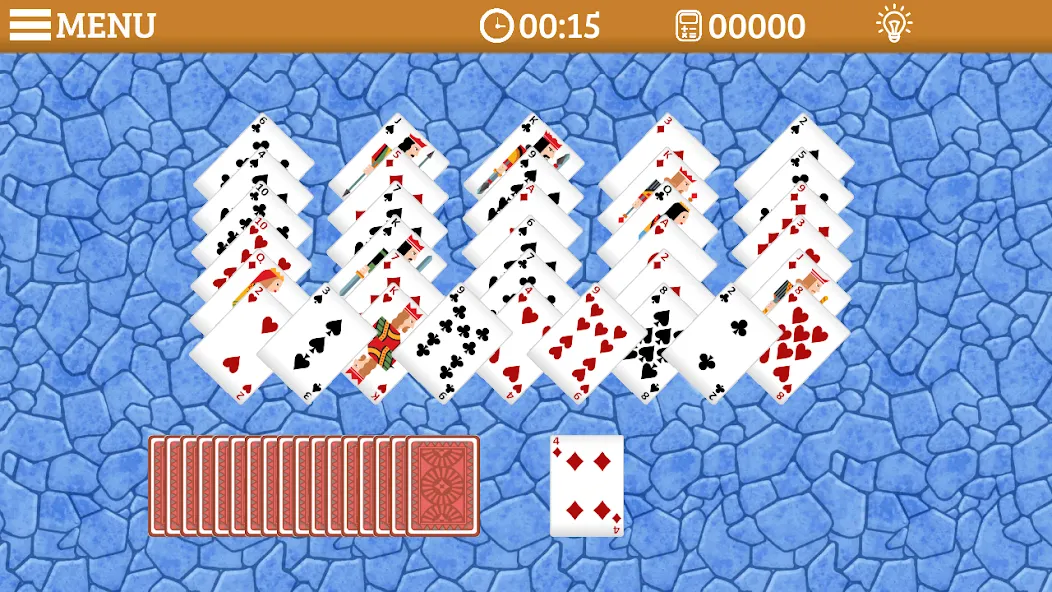 Golf Solitaire Multi CardsGame (Гольф Солитер Мульти КардсГейм) [МОД: Много монет, Открытые уровни и Мега MOD] Screenshot 3