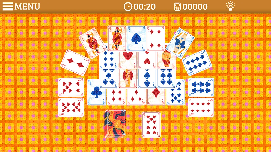 Golf Solitaire Multi CardsGame (Гольф Солитер Мульти КардсГейм) [МОД: Много монет, Открытые уровни и Мега MOD] Screenshot 4