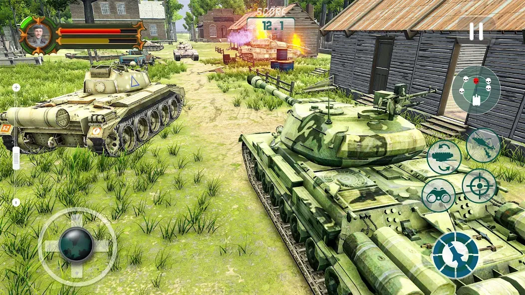 Army Tank Games Offline 3d [МОД: Меню, Бесконечные монеты и Открытые уровни] Screenshot 5