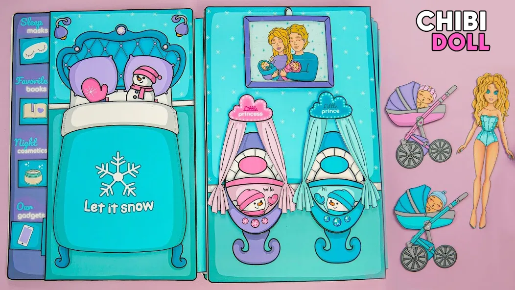 Chibi Dolls Dress Up Games (Чиби Куклы Игра в Одевание) [МОД: Деньги, Монеты и Меню MOD] Screenshot 3