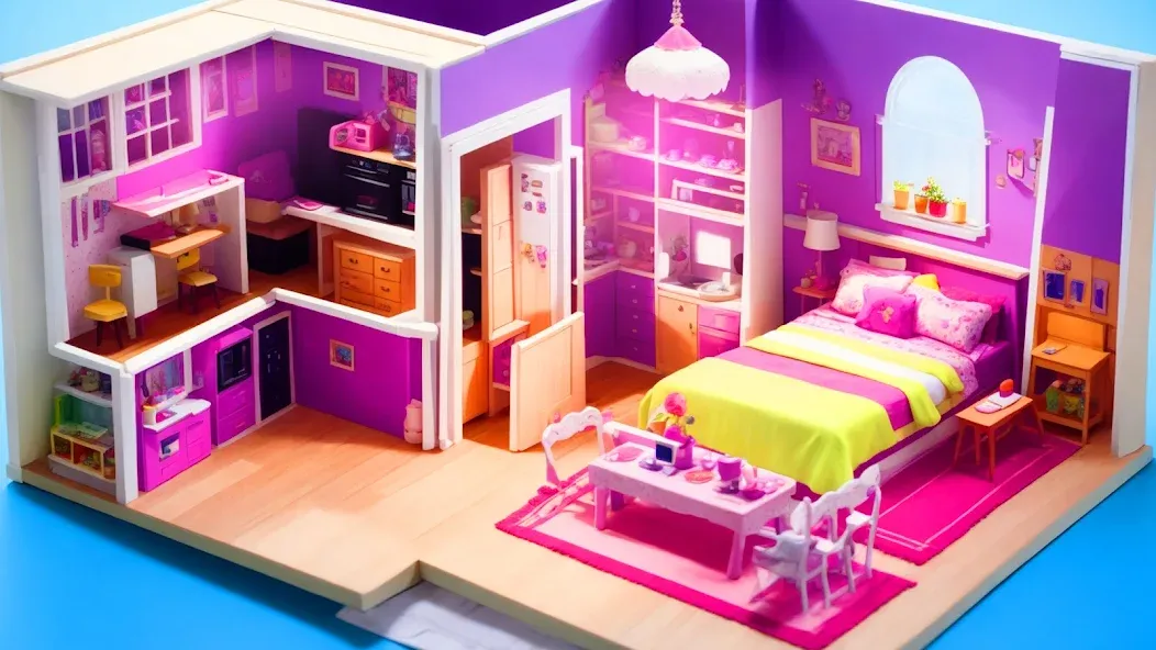 Doll House Design: Girl Games (Долл Хаус Дизайн) [МОД: Деньги, Монеты и Меню MOD] Screenshot 2
