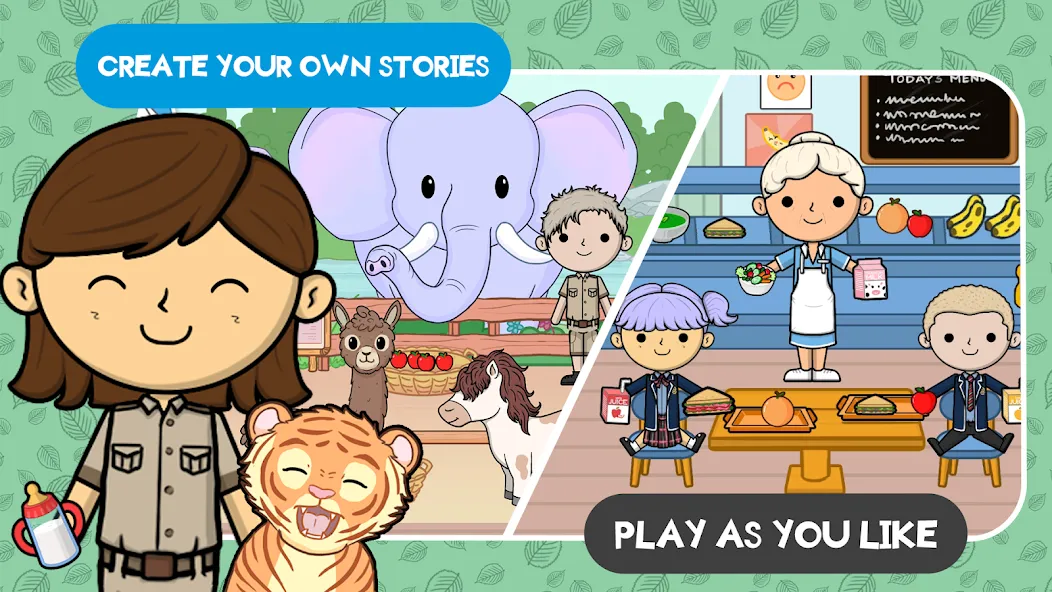 Lila's World:Create Play Learn [МОД: Много монет, Открытые уровни и Мега MOD] Screenshot 3