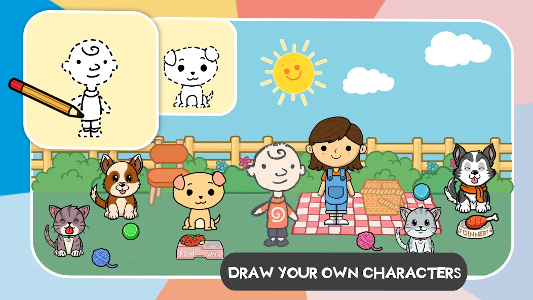 Lila's World:Create Play Learn [МОД: Много монет, Открытые уровни и Мега MOD] Screenshot 4