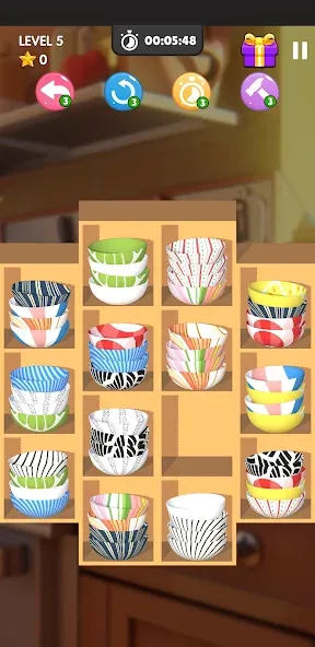 Bowl Sort Bonanza (Боул Сорт Бонанза) [МОД: Деньги, Монеты и Меню MOD] Screenshot 2