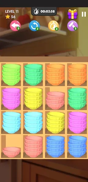 Bowl Sort Bonanza (Боул Сорт Бонанза) [МОД: Деньги, Монеты и Меню MOD] Screenshot 5