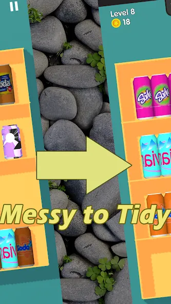Tidy Box Match 3D (Тиди Бокс Матч 3Д) [МОД: Много монет, Открытые уровни и Мега MOD] Screenshot 2