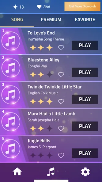 Piano Music Tiles Hot song (Пиано Мэджик Тайлз Хот сонг) [МОД: Много монет, Открытые уровни и Мега MOD] Screenshot 3