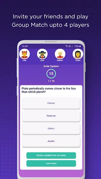 QuizPot: Group GK Quiz Trivia (КвизПот) [МОД: Бесконечные деньги, Монеты и Мега MOD] Screenshot 5