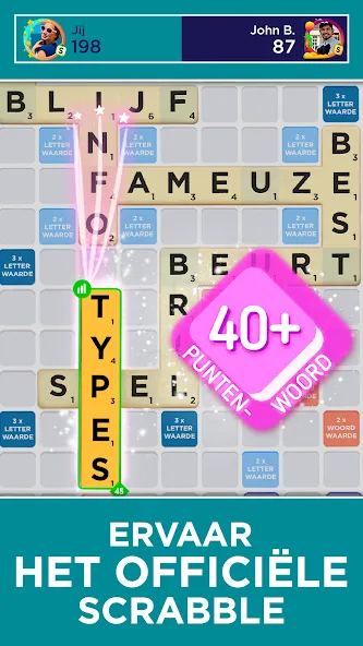 Scrabble® GO - Woordspel (Скрэббл ГО) [МОД: Все открыто, Дополнительные деньги и Меню MOD] Screenshot 1
