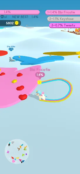 Paper.io 4 [МОД: Деньги, Монеты и Меню MOD] Screenshot 4