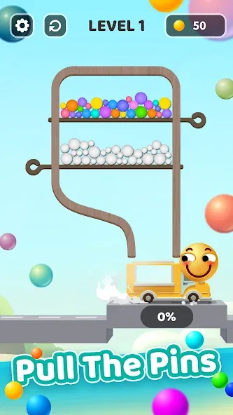 Pin Puzzle - Pull Pins Out [МОД: Много монет, Открытые уровни и Мега MOD] Screenshot 1