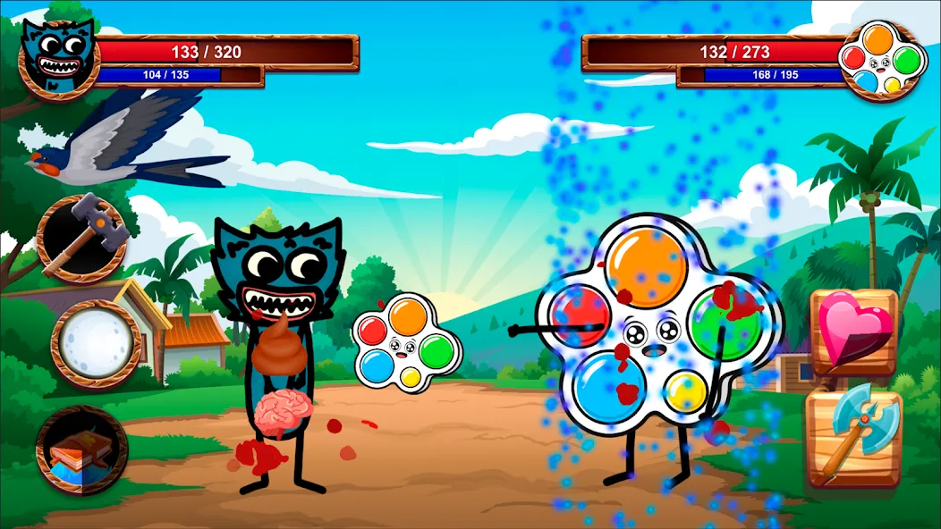 Cartoon Battle [МОД: Много денег, Монет и Все открыто] Screenshot 1