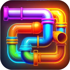 Скачать Pipe Puzzle Connect (Пайп Пазл Коннект) [МОД: Бесконечные деньги, Монеты и Мега MOD] | Взлом Pipe Puzzle Connect на Андроид