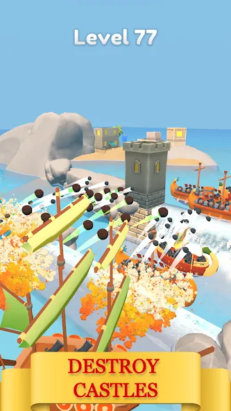 Merge Pirates (Мердж Пираты) [МОД: Меню, Бесконечные монеты и Открытые уровни] Screenshot 4