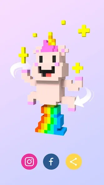 Pixel.ly 3D [МОД: Много денег, Монет и Все открыто] Screenshot 5