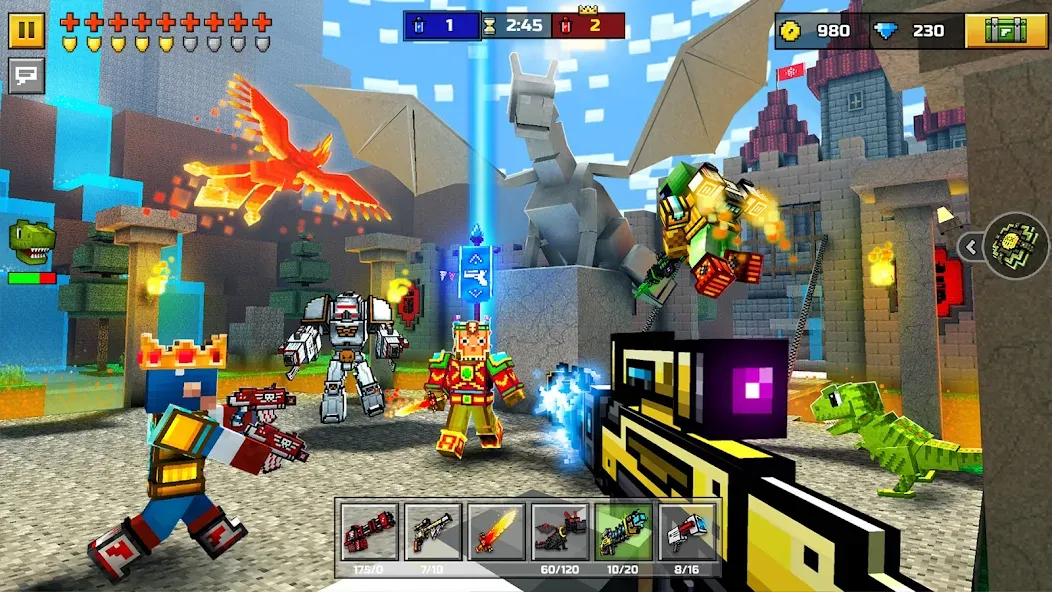 Pixel Gun 3D - FPS Shooter (Пиксельный пистолет 3Д) [МОД: Бесконечные деньги, Монеты и Мега MOD] Screenshot 3