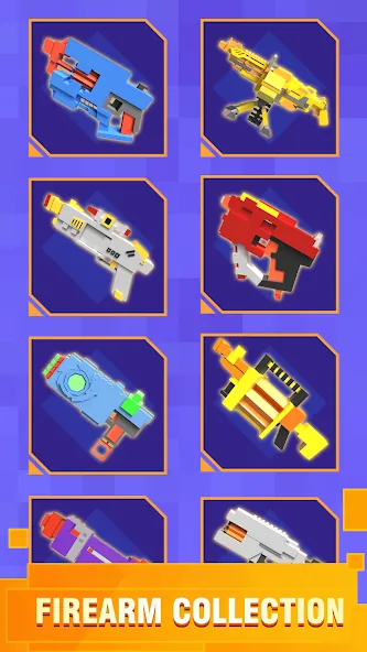Pixel Shooting: Craft Demolish (Пиксельное стрелялка) [МОД: Деньги, Монеты и Меню MOD] Screenshot 5