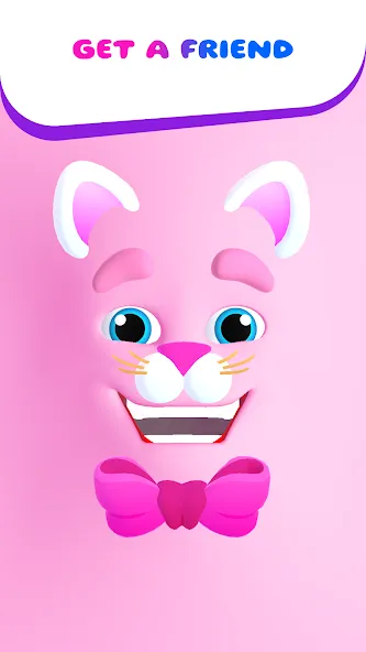 My Talking Slimy: Cat Friends (Май Токинг Слайми) [МОД: Много монет, Открытые уровни и Мега MOD] Screenshot 1