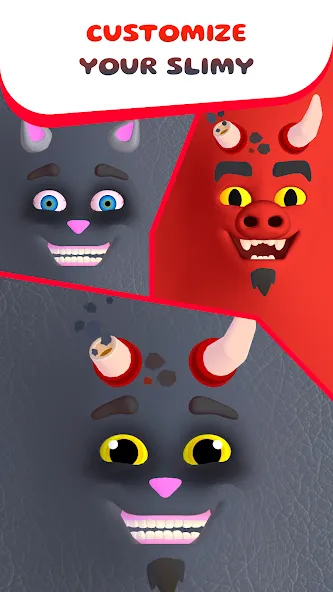 My Talking Slimy: Cat Friends (Май Токинг Слайми) [МОД: Много монет, Открытые уровни и Мега MOD] Screenshot 3
