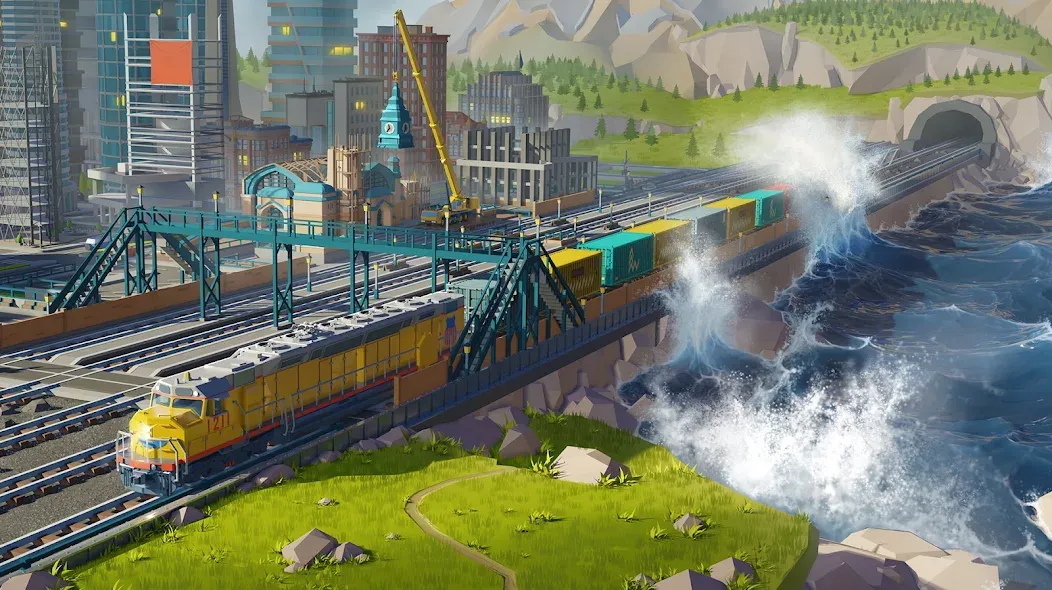 Train Station 2: Rail Tycoon (Трейн Стейшн 2) [МОД: Бесконечные деньги, Монеты и Мега MOD] Screenshot 5