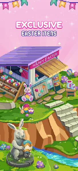 Pixel Isle: Art Coloring World (Пиксель Айл) [МОД: Деньги, Монеты и Меню MOD] Screenshot 4