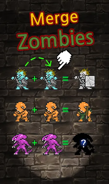 Grow Zombie VIP : Merge Zombie [МОД: Бесконечные деньги, Монеты и Мега MOD] Screenshot 1