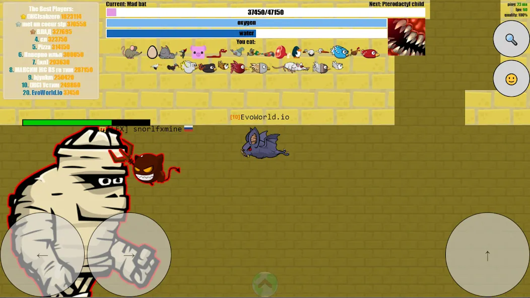 EvoWorld.io [МОД: Меню, Бесконечные монеты и Открытые уровни] Screenshot 4