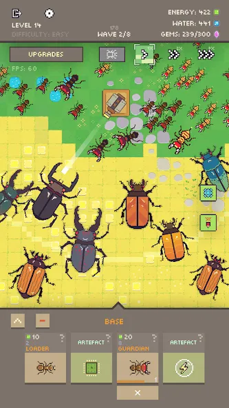 Ants vs Robots [МОД: Все открыто, Дополнительные деньги и Меню MOD] Screenshot 1