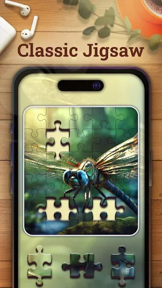 Jigsaw puzzles 2: Puzzle game [МОД: Деньги, Монеты и Меню MOD] Screenshot 1